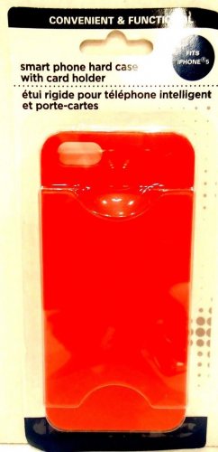 iPHONE - 5 - CELL PHONE - CASE - CREDIT CARD - ID - HOLDER - BRAND NEW - RED