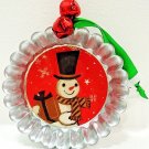 HALLMARK - RUSTIC - CHRISTMAS - PIE - TART - TIN - METAL - ORNAMENT - NEW - #2