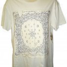 RALPH LAUREN - POLO - DSRL - BANDANA - STITCHED - WHITE - BLUE - TEE - BRAND NEW