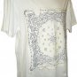 RALPH LAUREN - POLO - DSRL - BANDANA - STITCHED - WHITE - BLUE - TEE - BRAND NEW