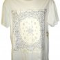 RALPH LAUREN - POLO - DSRL - BANDANA - STITCHED - WHITE - BLUE - TEE - BRAND NEW