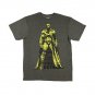 DC COMICS - BATMAN - GRAY - DARK KNIGHT - T-SHIRT - LARGE - NEW - JUSTICE LEAGUE
