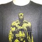 DC COMICS - BATMAN - GRAY - DARK KNIGHT - T-SHIRT - LARGE - NEW - JUSTICE LEAGUE