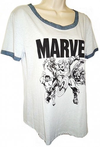 MARVEL - COMICS - RETRO - AVENGERS - GRAY - T-SHIRT - XL - 15/17 - BRAND NEW