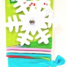 SCUNCI - SNOWFLAKE - CHRISTMAS - GIRL'S - HAIR - CLIP - 8 PCS. - KIT - BRAND NEW