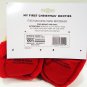 DAN DEE - MY FIRST CHRISTMAS - BABY - BEAR - BOOTIES - RED - WHITE - SHOES - NEW