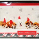 HALLMARK - GLITTER - 17 PCS. - CHRISTMAS - CARDS - ENVELOPES - BOXED - NEW - #4