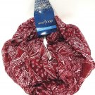 WEST LOOP - WOMEN'S - FLORAL - BURGUNDY - WHITE - INFINITY - SCARF - BRAND NEW