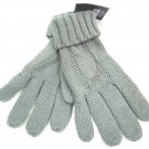 WEST LOOP - WOMEN'S - GRAY - STONE - CABLE - KNIT - WINTER - GLOVES - BRAND NEW