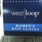 WEST LOOP - WOMEN'S - GRAY - STONE - CABLE - KNIT - WINTER - GLOVES - BRAND NEW