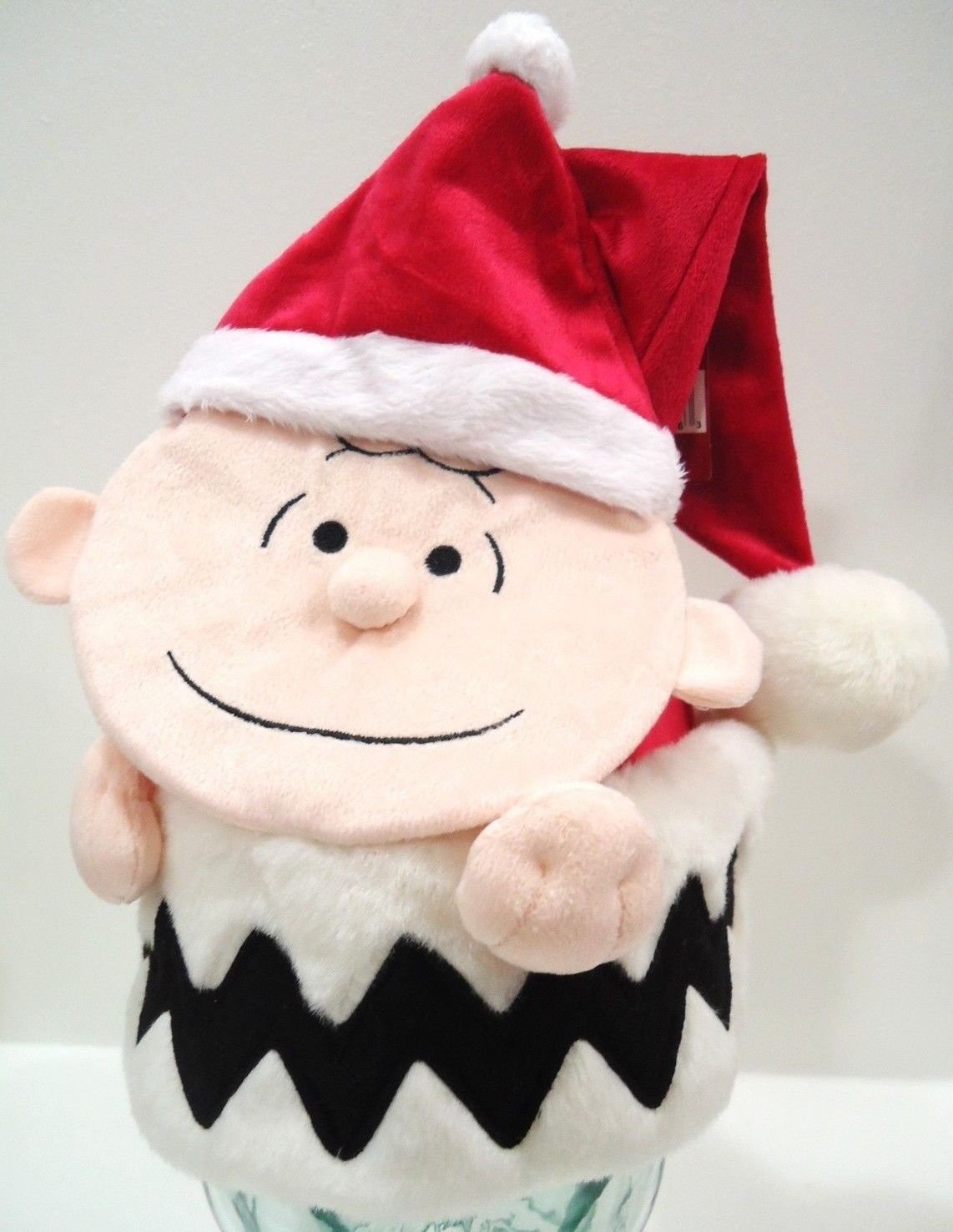 PEANUTS CHARLIE BROWN SNOOPY SANTA HAT CAP RED WHITE