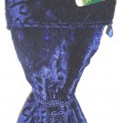 HOME ELEMENTS - BLUE - WINE - BOTTLE - HOLIDAY - CHRISTMAS - VELVET - BAG - NEW