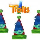 DREAMWORKS - TROLLS - MOVIE - BRANCH - SANTA - HAT - CAP - GREEN - BLUE - NEW