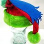 DREAMWORKS - TROLLS - MOVIE - BRANCH - SANTA - HAT - CAP - GREEN - BLUE - NEW