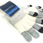 WEST LOOP - WOMEN'S - GRAY - IVORY - 3-IN-1 - TEXTING - WINTER - GLOVES - NEW