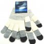 WEST LOOP - WOMEN'S - GRAY - IVORY - 3-IN-1 - TEXTING - WINTER - GLOVES - NEW