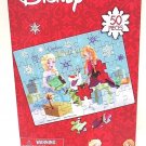 DISNEY - FROZEN - 50 PIECES - CHRISTMAS - ANNA - ELSA - JIGSAW - PUZZLE - NEW