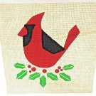 HALLMARK - RUSTIC - VINTAGE - CHRISTMAS - BIRD - BURLAP - WOOD - SIGN - NEW