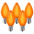 LIVING SOLUTIONS - 4 PK - C9 - ORANGE - REPLACEMENT - CHRISTMAS - LIGHT - BULBS