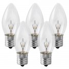LIVING SOLUTIONS - 4 PK - C9 - CLEAR - CHRISTMAS - REPLACEMENT - LIGHT - BULBS