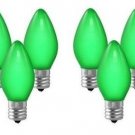 LIVING SOLUTIONS - 4 PK - C9 - GREEN - REPLACEMENT - CHRISTMAS - LIGHT - BULBS