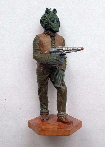 RODIAN Star Wars Tin Metal Soldier UNIQUE figure HAND PAINTED 64 mm 1/28 scale
