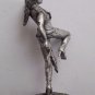 70 mm Erotic Girl Tin Metal Soldier Female in Soviet Uniform w/ Rifle 1/25 scale