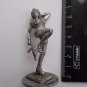 70 mm Erotic Girl Tin Metal Soldier Female in Soviet Uniform w/ Rifle 1/25 scale