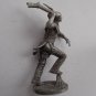 Indian with a tomahawk 64 mm Tin Metal soldier figure Wild West mid 19 century