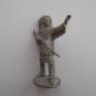 Indian chief 70mm Tin Metal soldier figure US Wild West middle 19th century 1/25