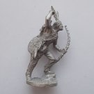 Indian Warrior Wild West with bow mid 19th century Tin Metal Figure Soldier 64mm