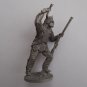 Indian warrior 64 mm Tin Metal soldier figure Wild West middle 19th century 1/32