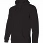 Bayside Mens Blank USA-Made Hooded Sweatshirt 960 Black Size Large