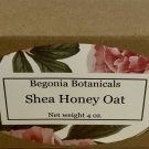 Begonia Botanicals Organic Soap Bar 4oz. Shea Honey Oat Women Or Men