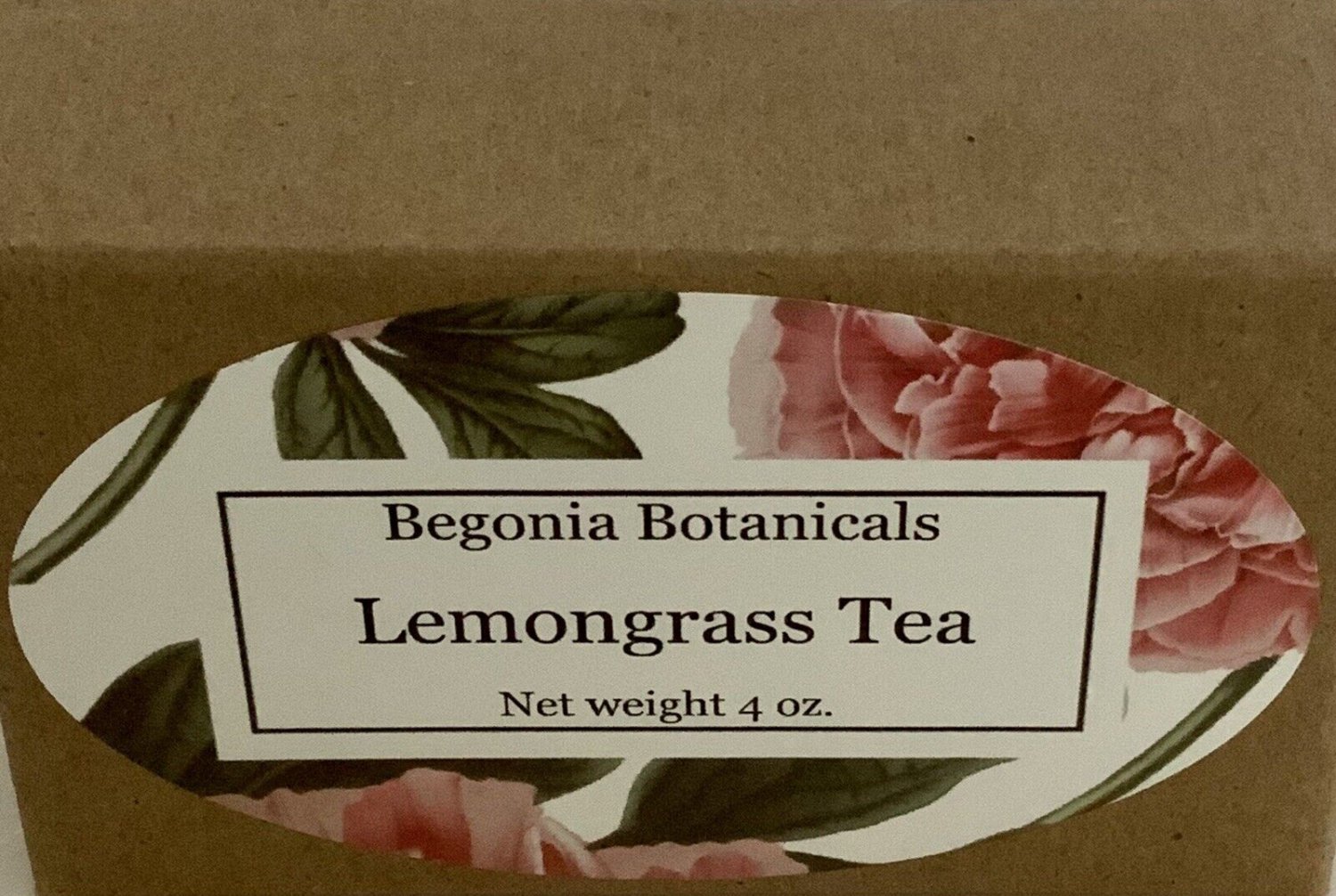 Begonia Botanicals Organic Soap Bar 4oz. Lemongrass Tea Women Men Kids Clean