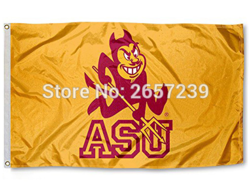 Asu Arizona State Sun Devils University Flag 3x5ft Ncaa Banner 100d