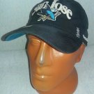 San Jose Sharks Reebok NHL Vintage Distressed Slouch Black Hat Cap OSFA