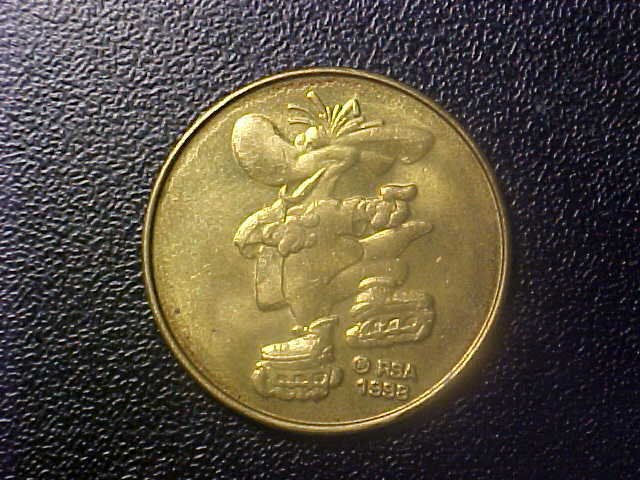 1998 ROOOOFUS THE ROLLER ROO TOKEN! GG106UXX