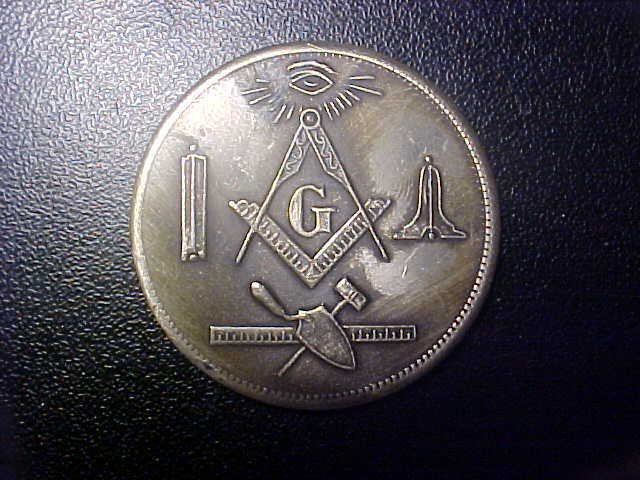 MASONIC RAISED 118-1952 IN WASHINGTON LODGE NO 58 TOKEN! FREE SHIPPING ...