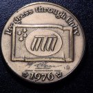 UTI UNITED TRANSPORTATION UNION 1776 1976CONGRESS THROUGH UNITY TOKEN!  MM119DXX