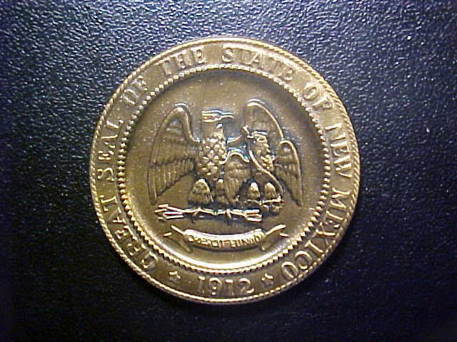 GREAT SEAL OF THE STATE OF NEW MEXICO GOLDEN ANNIVERSARY TOKEN! II124UXX