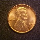 1937-P LINCOLN WHEAT CENT - VERY NICE CHOICE BU RED - EYE APPEAL! - FF34DXX