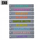 9pcs/lot silicon exo birthday bracelet free shipping