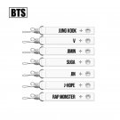 7pcs/lot free shipping bts member phone straps