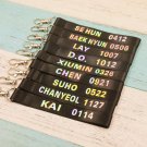 9pcs/lot exo member laser name phone chain with pendent free shipping