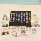 8pcs/lot bts member laser name with pendent free shipping