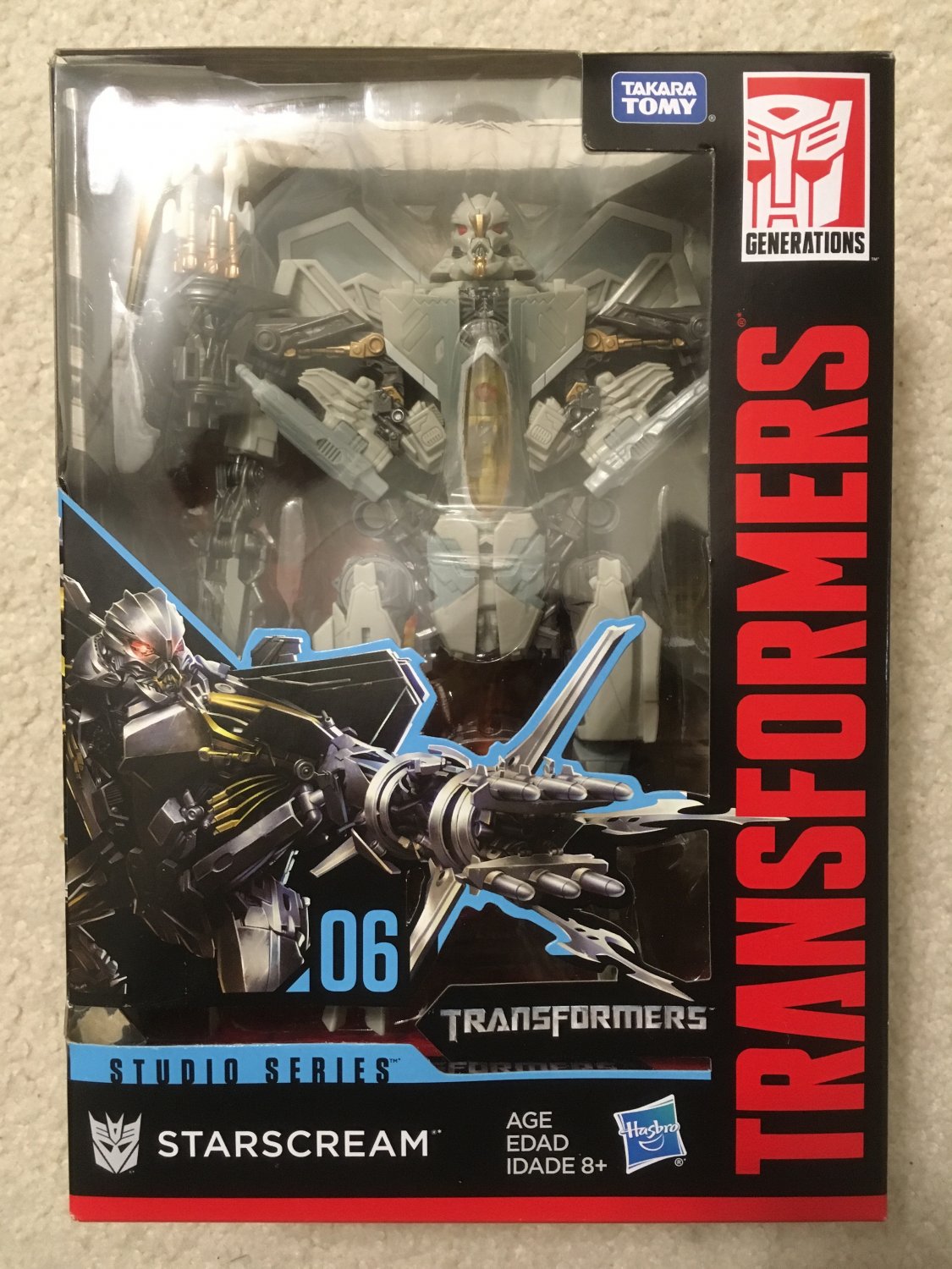 Transformers Studio Series 06 Starscream Takara Tomy