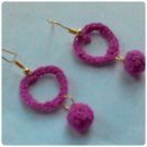 Hand Crocheted Earring