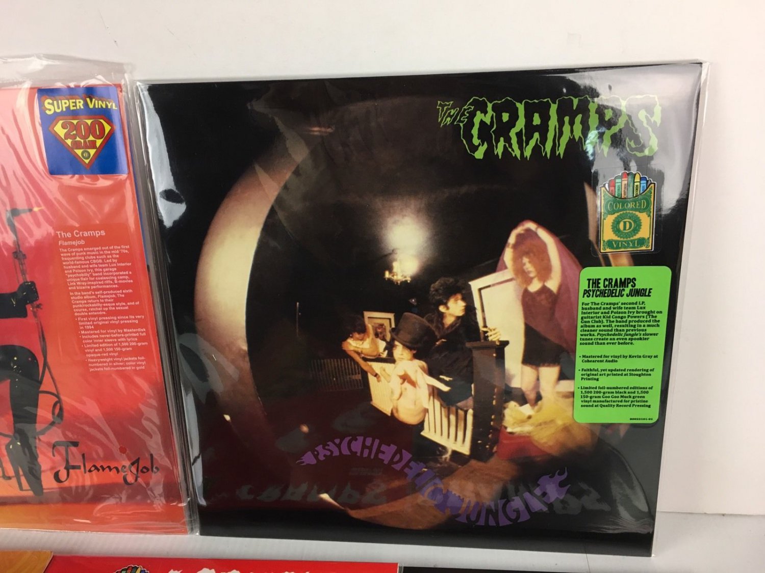 The Cramps LP Record Vinyl Collection Lot - BRAND NEW + Color Vinyl