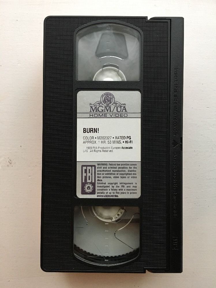 Burn (VHS, 1991) Marlon Brando